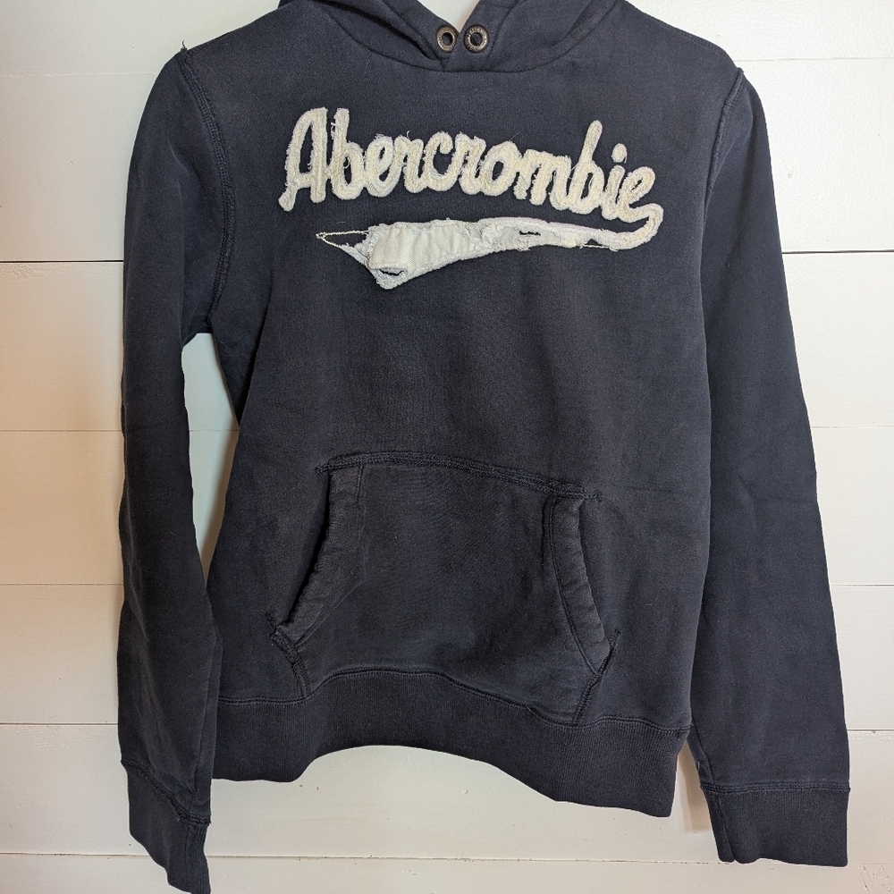 Abercrombie & Fitch Navy Hoodie Size Boys XL